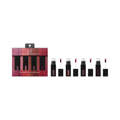 E.L.F. GLOSSY LIP STAIN SHADES 4 DAYS KIT (TINTE DE LABIOS BRILLANTE)